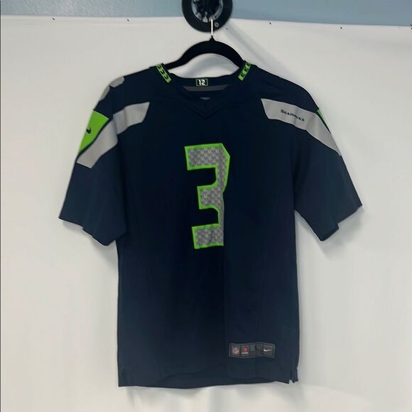 NIKE RUSSELL WILSON #3 SEATTLE SEAHAWKS YOUTH JERSEY FTL-04-242 - Picture 1 of 6